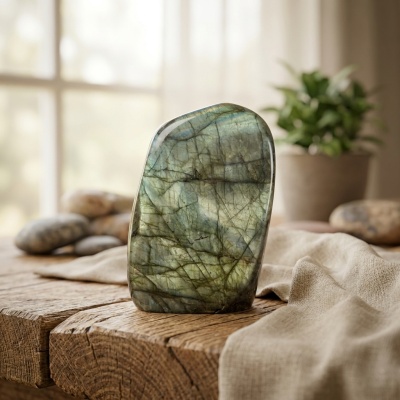 Labradorite Polida Azul — 1,878 kg | Madagáscar