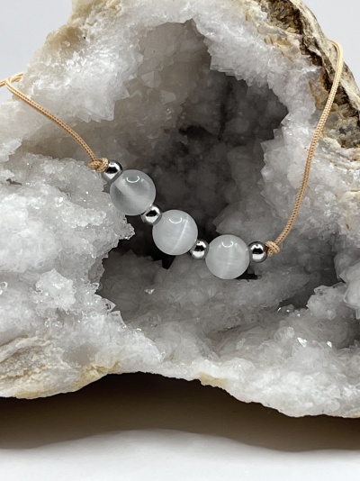 Pulseira Intuição Feminina - Pedra da Lua