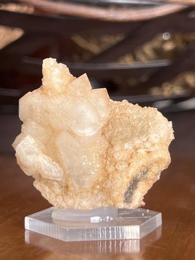 Calcita hialina com quartzo – Sicília, Itália