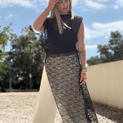 Túnica CAMINAR - preta