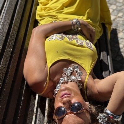 Vestido ROCK amarelo