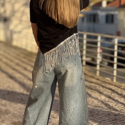 Camisola ADORNOS (LUMINA) - preta