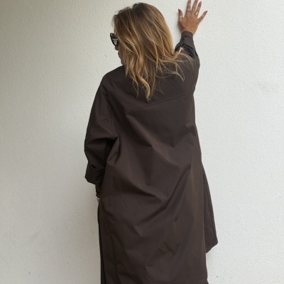 Gabardina ENCANTO - castanho