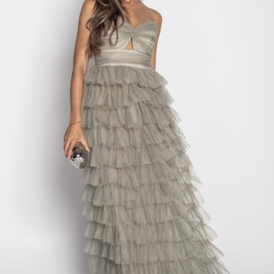 Vestido LA CENICIENTA  - verde menta