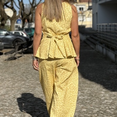 Top ENTONCES - amarelo