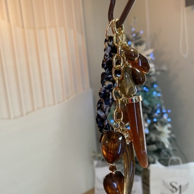 Porta-Chaves ALGO MAYOR - tons castanhos