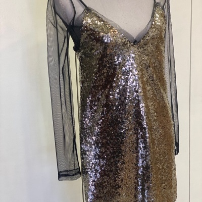 Vestido NOCHEVIEJA - dourado