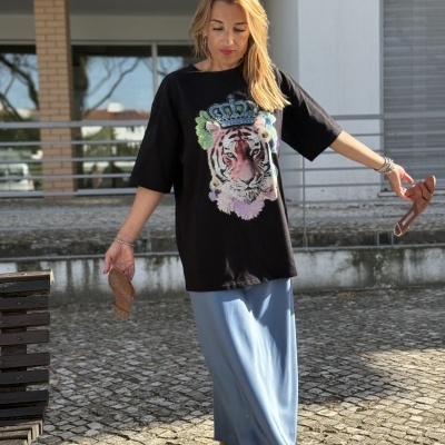 T-shirt STRASS CORONA