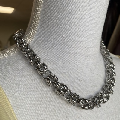 Colar ROLLO (médio) - prata