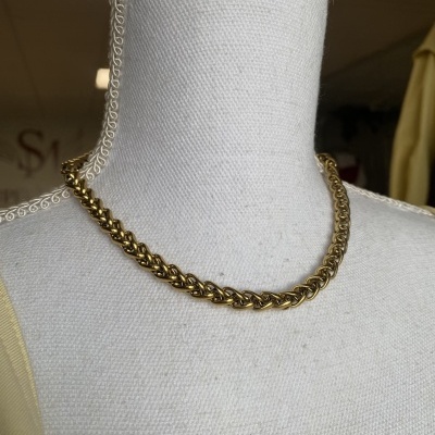 Colar ROLLO (mais pequeno) - dourado