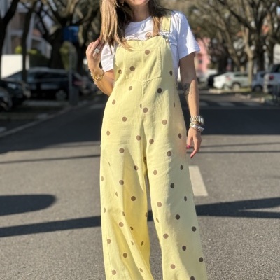 Macacão SIN RETOQUES (LUMINA) - amarelo