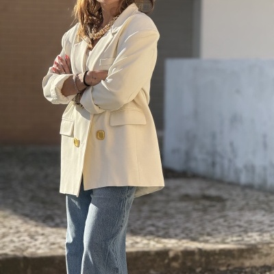 Blazer CREMALLERA (MOCHY) - branco