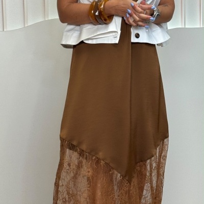 Vestido ROSALÍA - caramelo