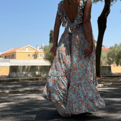 Vestido LETIZIA - azul