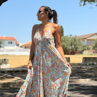 Vestido LETIZIA - azul