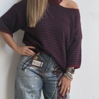 Camisola DURA - bordeaux