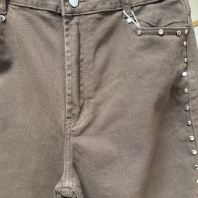 Calças POR LO MENOS - castanhas