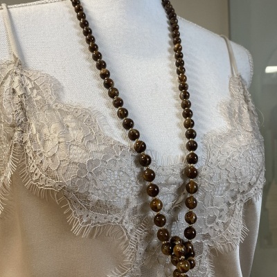 Colar QUE VA - castanho