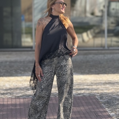 Calças LEOPARDO