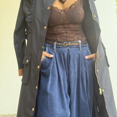 Gabardina SEÑORITA - azul