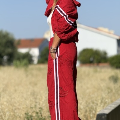 Calças ILUSIÓN (LUMINA) - vermelho
