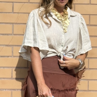 Camisa LÍO bege
