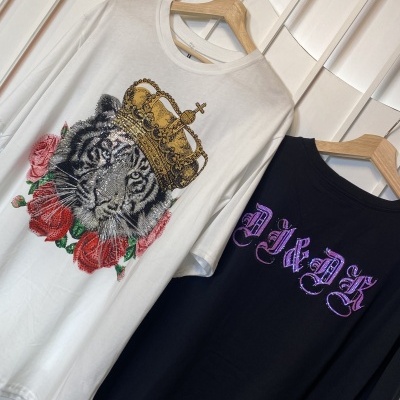 T-shirt STRASS CORONA