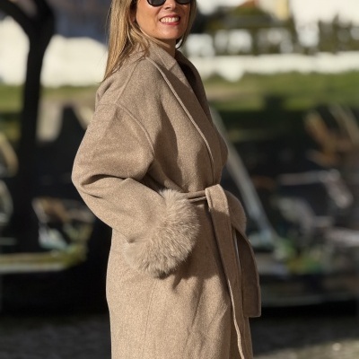 Sobretudo PRECIOSO - taupe