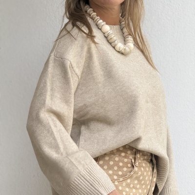 Camisola CHANCE - bege