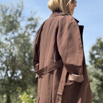 Gabardina VIVIR ASÍ (MOCHY) - castanho