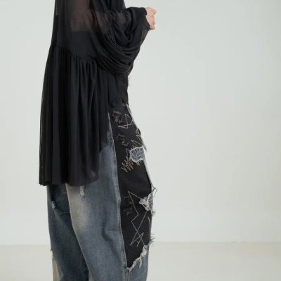 Túnica LENCERO - preta