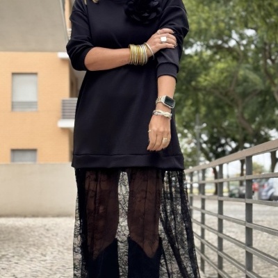 Vestido LA NIÑA - preto