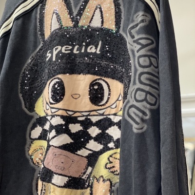 Casaco LABUBU - cinza