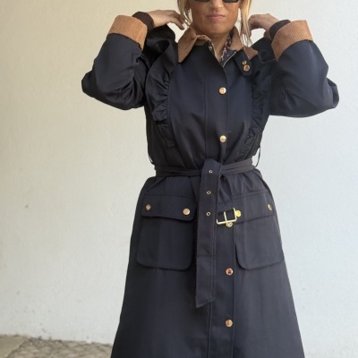 Gabardina SEÑORITA - azul
