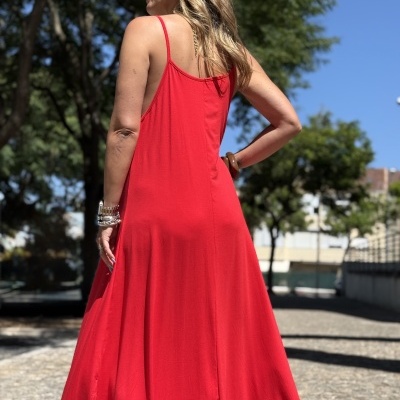 Vestido ROCK vermelho
