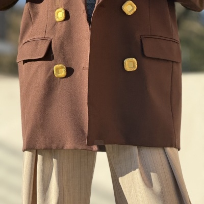 Blazer CREMALLERA (MOCHY) - castanho