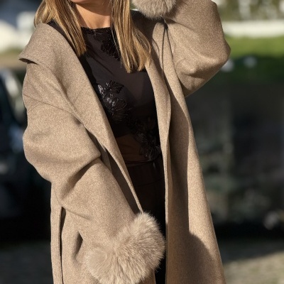 Sobretudo PRECIOSO - taupe