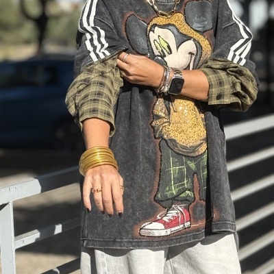 Camisola SIN SEÑAL - cinza