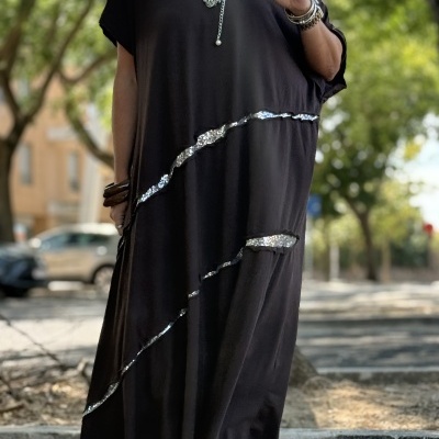 Vestido EL CAPOTE castanho