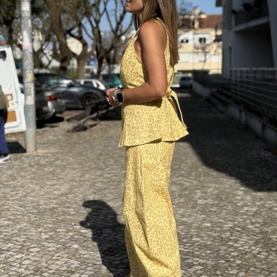 Calças ENTONCES - amarelo