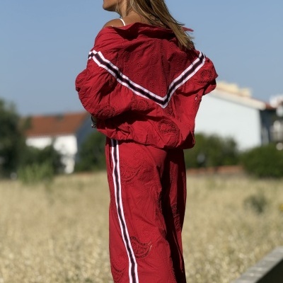 Calças ILUSIÓN (LUMINA) - vermelho