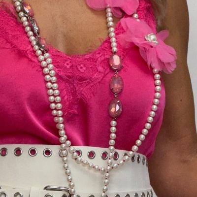 Vestido ROSALÍA - rosa fúcsia