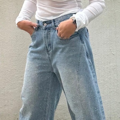 Calças ganga QUIÉN ERAS TÚ