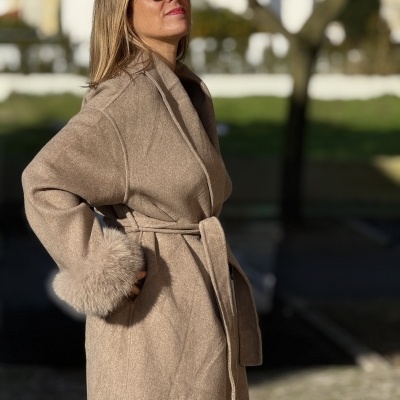 Sobretudo PRECIOSO - taupe