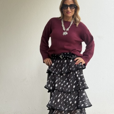 Camisola CHANCE -bordeaux