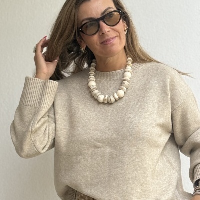 Camisola CHANCE - bege