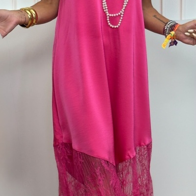 Vestido ROSALÍA - rosa fúcsia