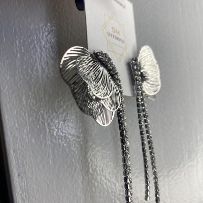 Brincos PAPALLONAS - prateado