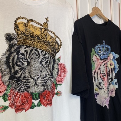 T-shirt STRASS CORONA