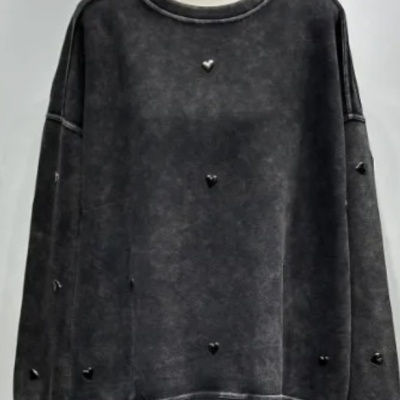 Sweat YA SE TERMINÓ (MOCHY) - cinza escuro